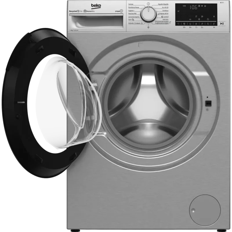 Máquina de Lavar Roupa Beko B3WFT58220X - Image 2