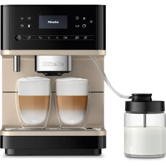 Máquina de Café Miele CM 6360 MilkPerfection Preto obsidiana CleanSteelMetallic