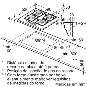 Placa Cristal Gás Balay 3ETG664HB - Image 2