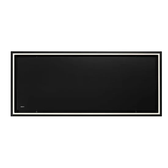 Exaustor de Teto Novy Pureline Pro Compact 120 cm Preto Mineral 6922