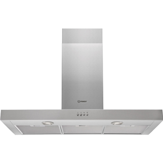 Chaminé Indesit IHBS 9.4 LM X - 90 cm, 581 m³/h, Inox