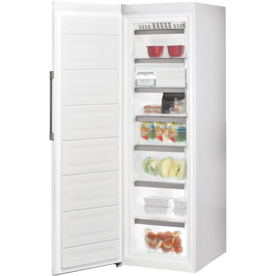 Congelador Vertical Whirlpool W8 F2D WHBI N 2 - No frost, 187.5 cm, 259 lt, 7 Gavetas, Branco