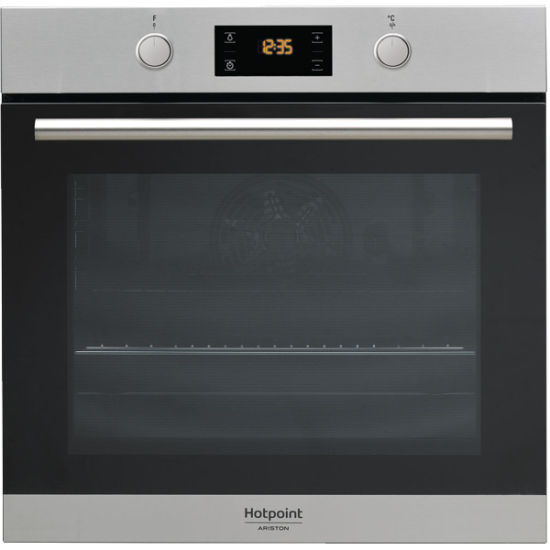 Forno Multifunções Hotpoint FA2 841 JH IX HA - 71 lt, 59.5 cm, Hidrolítico, Inox