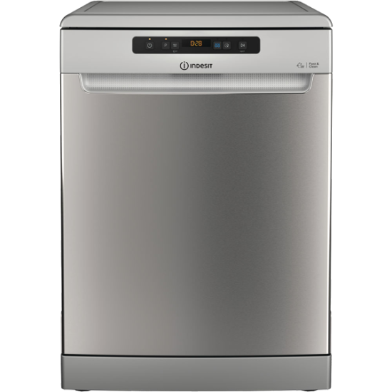 Máquina de Lavar Loiça Indesit DFO 3T133 A F X - 60 cm, 14 Conjuntos, Inox