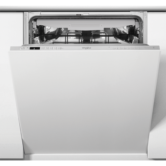 Máquina de Lavar Loiça Encastrável Whirlpool WI 7020 PF - 59,8 cm, 14 Conjuntos, 8 Programas
