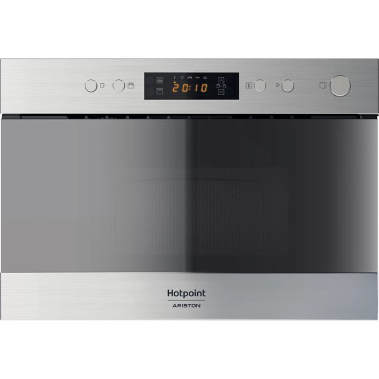 Micro-Ondas Hotpoint MN 214 IX HA - 22 lt, Com grill, Inox