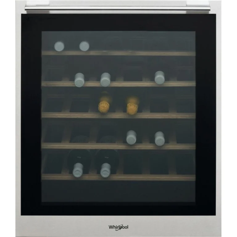 Garrafeira Encastrável Whirlpool W7 WC71101 - 68 a 71.5 cm, 36 Garrafas, Preto