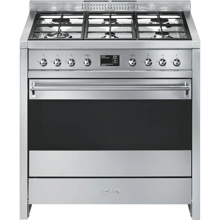 Fogão Misto Smeg A1-9 - Opera, Inox, 90cm, Misto, A+