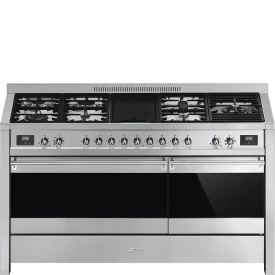 Fogão Misto Smeg A5-81 - Opera, Inox, 150cm, Misto, A