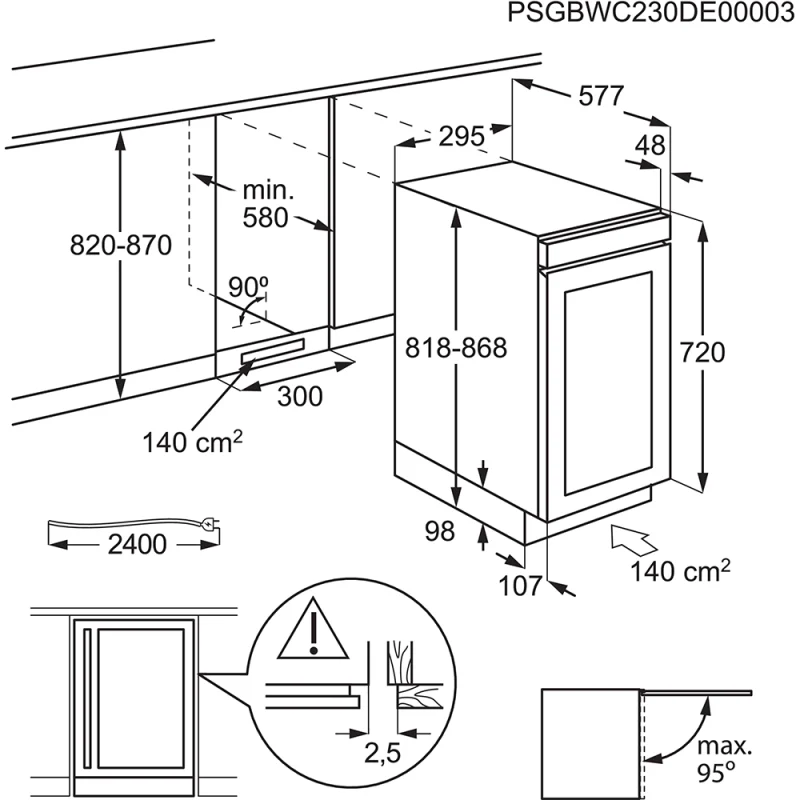 Garrafeira AEG AWUS018B7B - Image 7