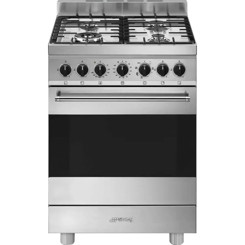 Fogão a Gás Smeg B61GMX2 - Master, Inox, 60cm, Misto, A