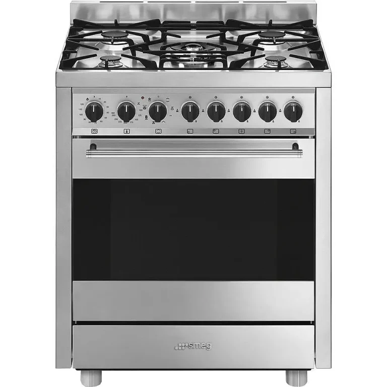 Fogão a Gás Smeg B71GMX2 - Master, Inox, 70cm, Misto, A