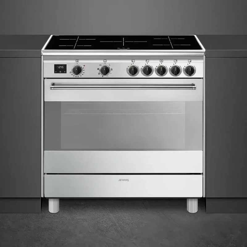 Fogão Indução Smeg BG91IX2 - Concerto, Inox, 90cm, Elétrico(Indu), A - Image 2