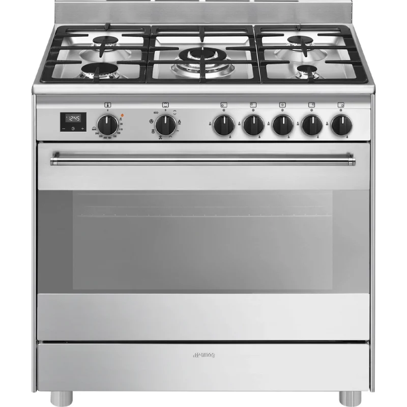 Fogão a Gás Smeg BG91X2 - Concerto, Inox, 90cm, Misto, A