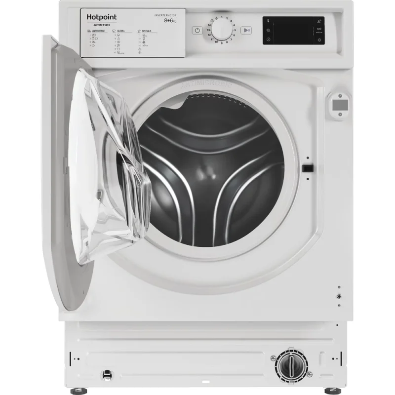 Máquina de Lavar e Secar Roupa Encastre Hotpoint BI WDHG 861485 EU - 8/6 kg, 1400 rpm, Branca - Image 2