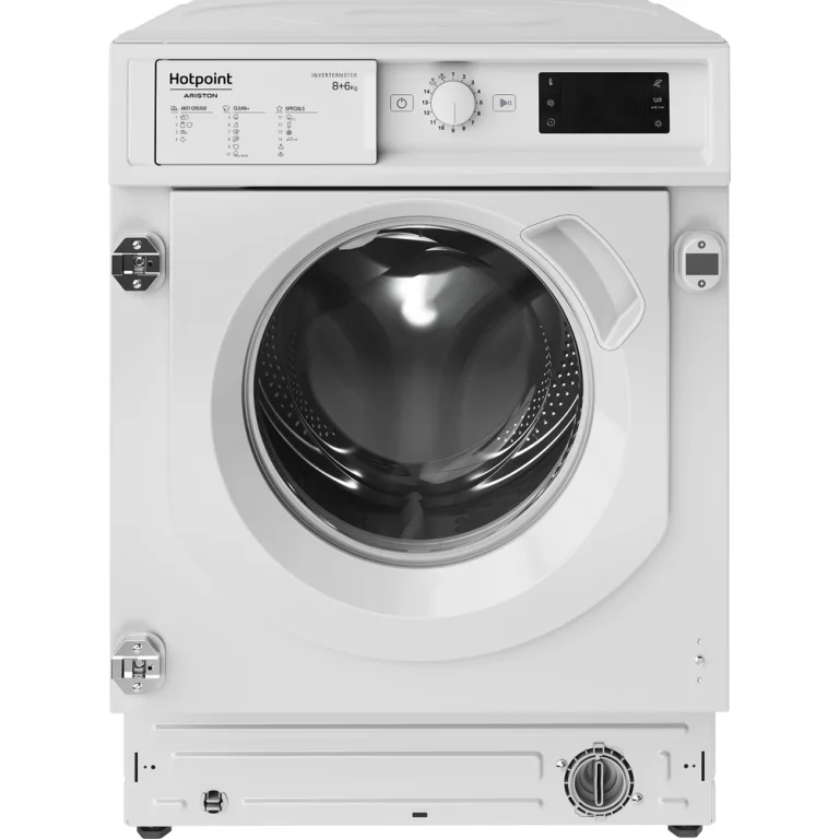 Máquina de Lavar e Secar Roupa Encastre Hotpoint BI WDHG 861485 EU - 8/6 kg, 1400 rpm, Branca