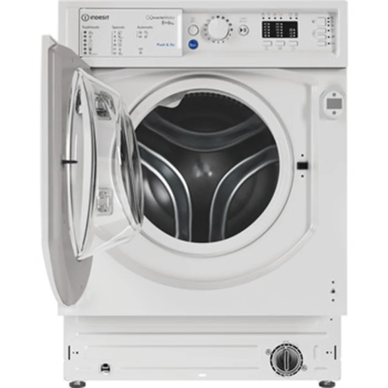 Máquina de Lavar e Secar Encastrável Indesit BI WDIL 861485 EU - 8/6 kg, 1200 rpm, Branca - Image 2