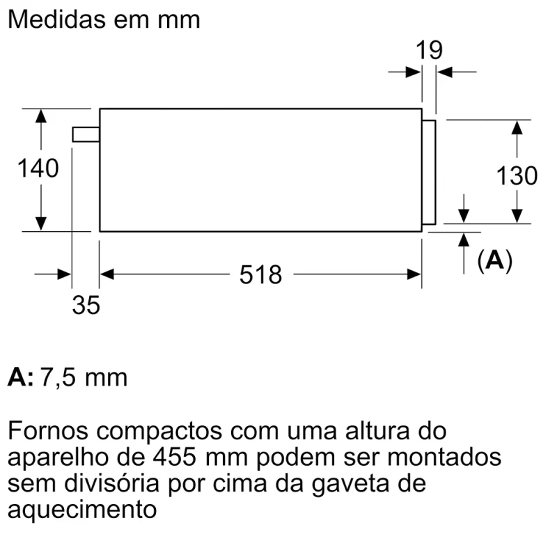 Gaveta de Aquecimento Bosch BIC7101B1 - Image 4