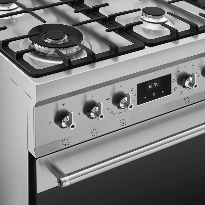 Fogão a Gás Smeg C6GMX2 - Sinfonia, Inox, 60cm, Misto, A - Image 6