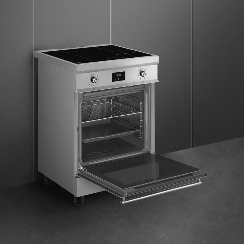 Fogão Indução Smeg C6IMXT2 - Concerto, Inox, 60cm, Elétrico(Indu), A - Image 5