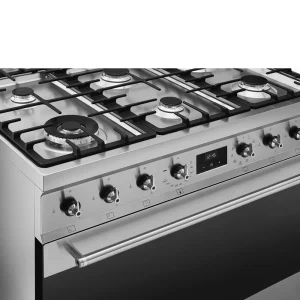 Fogão a Gás Smeg C9GMX2 - Sinfonia, Inox, 90cm, Misto, A - Image 7