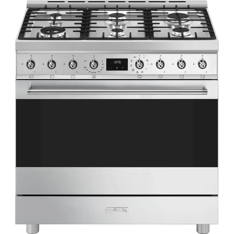 Fogão a Gás Smeg C9GMX2 - Sinfonia, Inox, 90cm, Misto, A