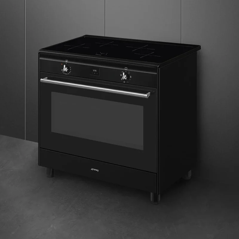 Fogão Indução Smeg CX91IMBL - Concerto, Full Black, 90cm, Elétrico(Indu), A - Image 5