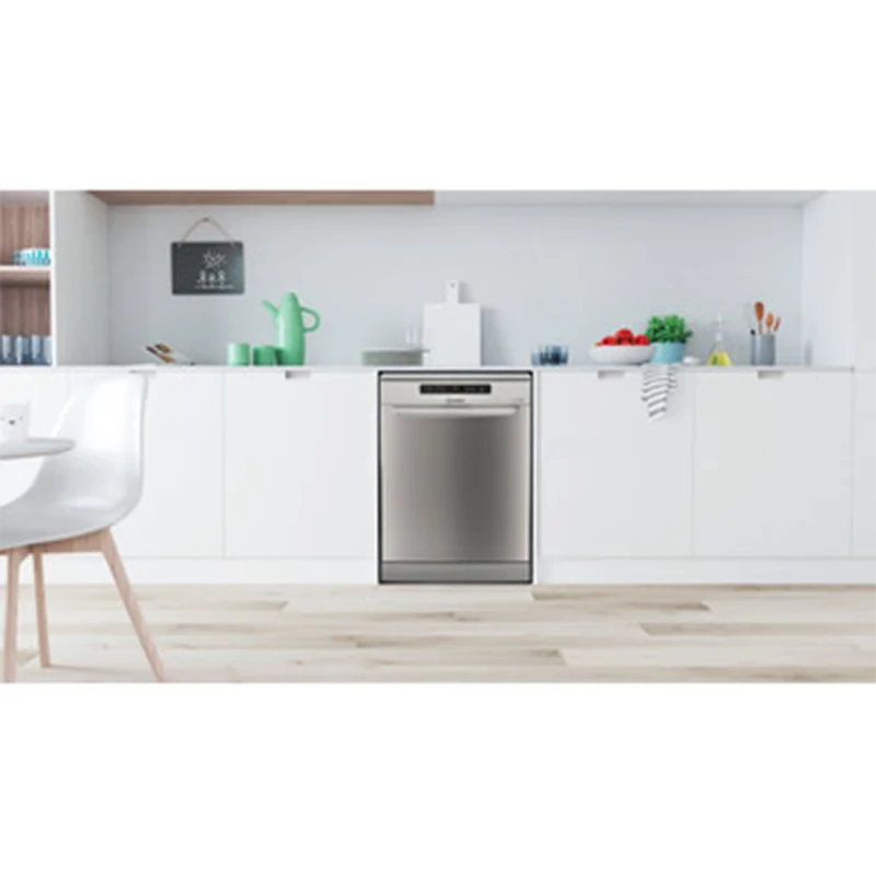 Máquina de Lavar Loiça Indesit D2F HD624 AS - 60 cm, 14 Conjuntos, Silver - Image 3