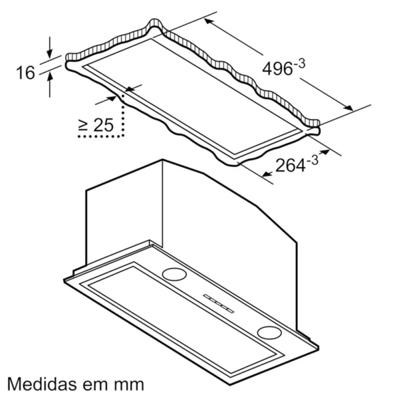 Exaustor Integrável Bosch DHL585B - Image 3