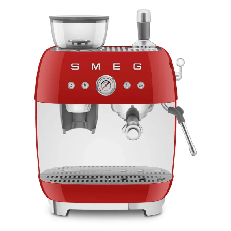 Máquina de Café com Moinho Smeg EGF03RDEU - Anni 50, Vermelha