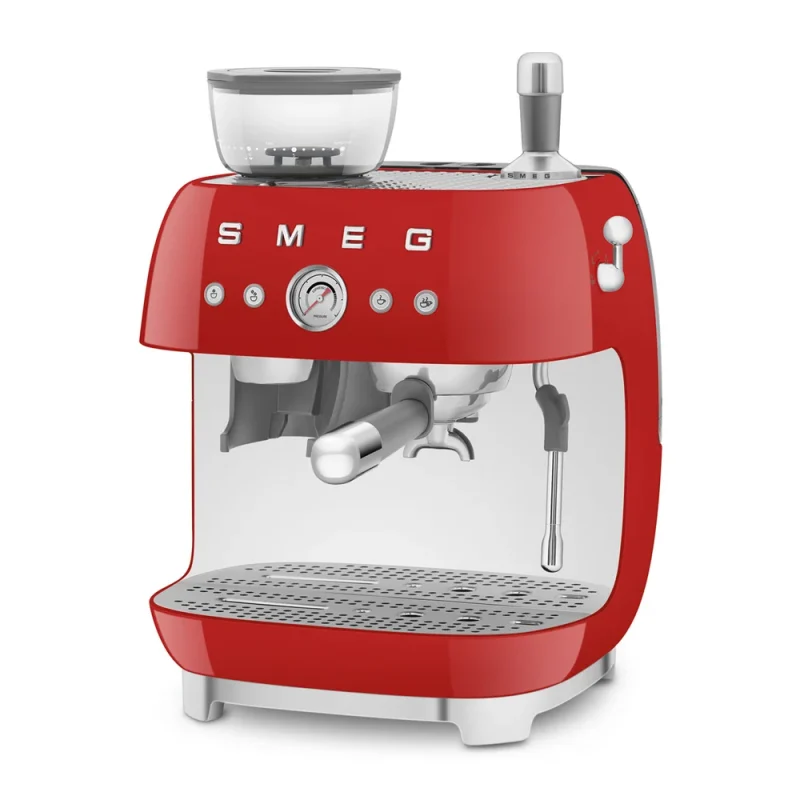 Máquina de Café com Moinho Smeg EGF03RDEU - Anni 50, Vermelha - Image 6