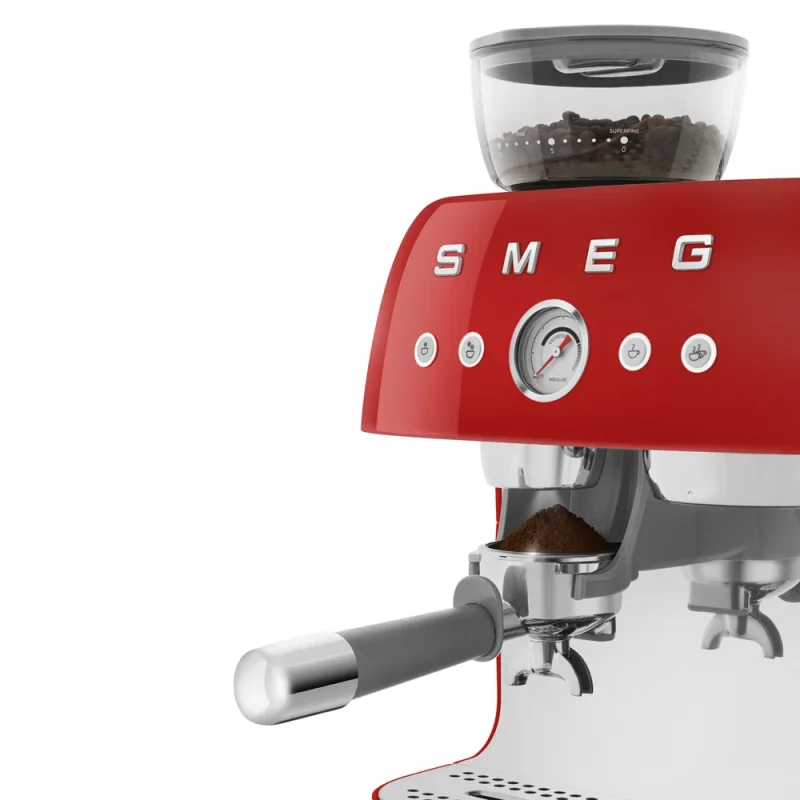 Máquina de Café com Moinho Smeg EGF03RDEU - Anni 50, Vermelha - Image 3