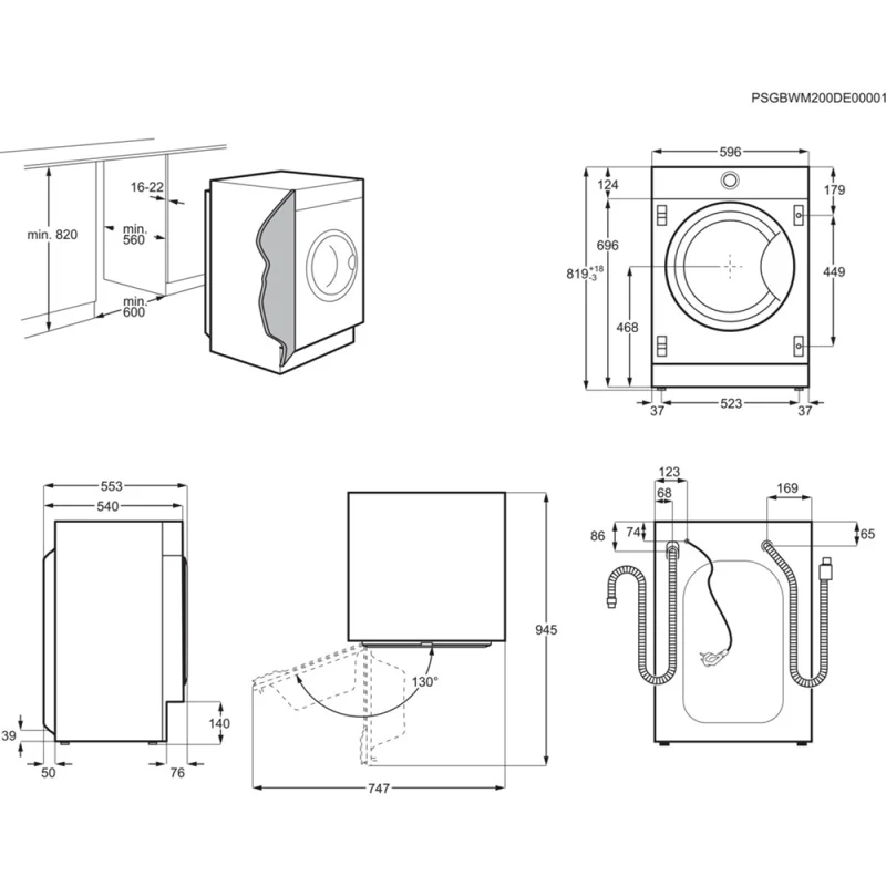 Máquina de Lavar e Secar Electrolux EN7W3866OF - Image 8