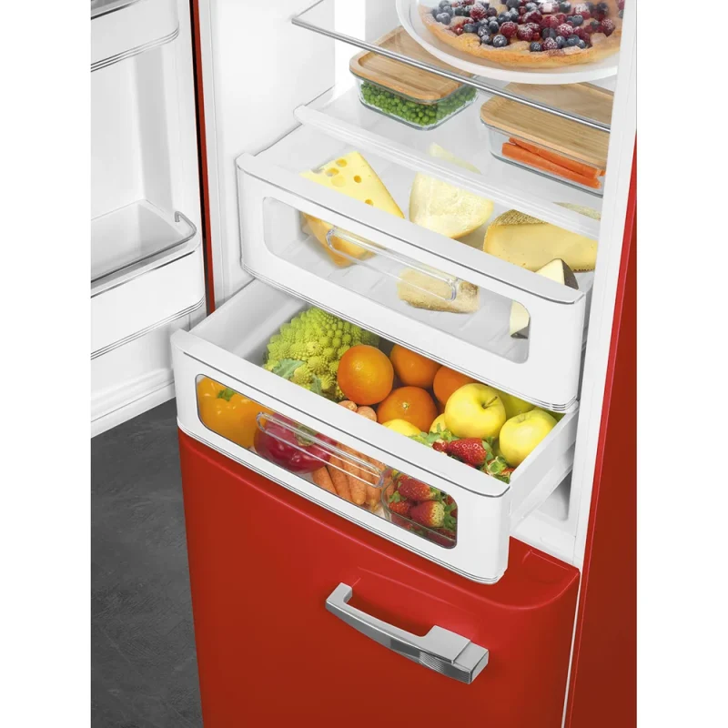 Combinado Smeg FAB32LRD5 - Anni 50, Vermelho, Esq, 197cm, D - Image 7