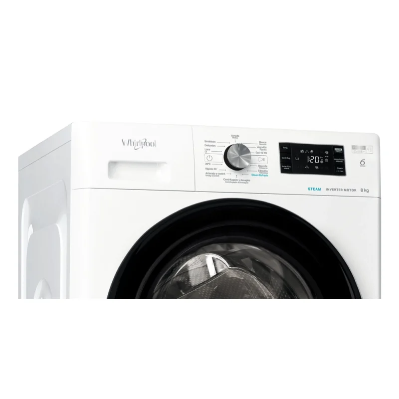 Máquina de Lavar Roupa Whirlpool FFB 8489 BV SPT - 8 kg, 1400 rpm, Branco - Image 3