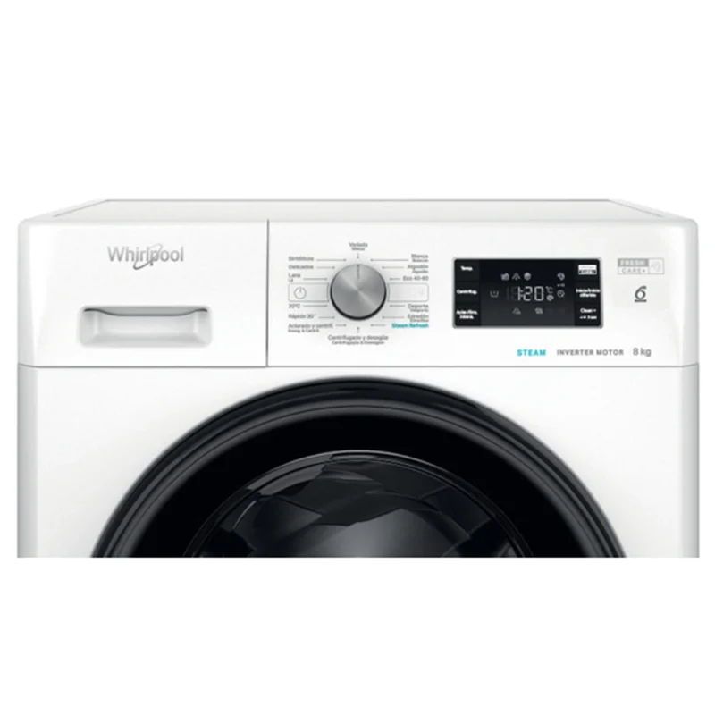 Máquina de Lavar Roupa Whirlpool FFB 8489 BV SPT - 8 kg, 1400 rpm, Branco - Image 4