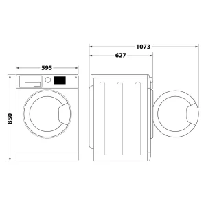 Máquina de Lavar Roupa Whirlpool FFB 9489 SBV SPT - 9 kg, 1400 rpm, Prata - Image 7