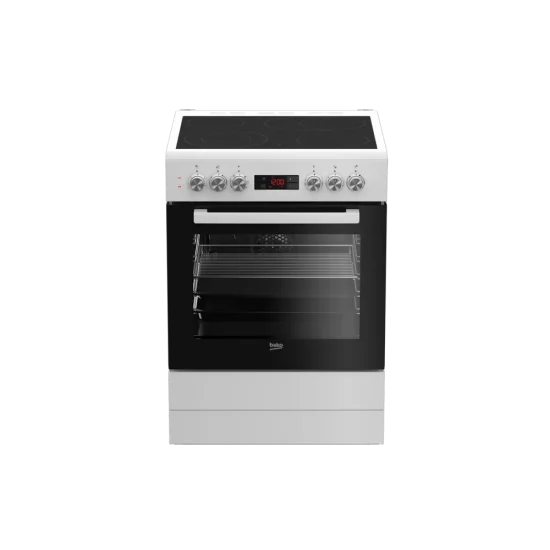 Fogão Vitrocerâmico Beko FSM67320GWS