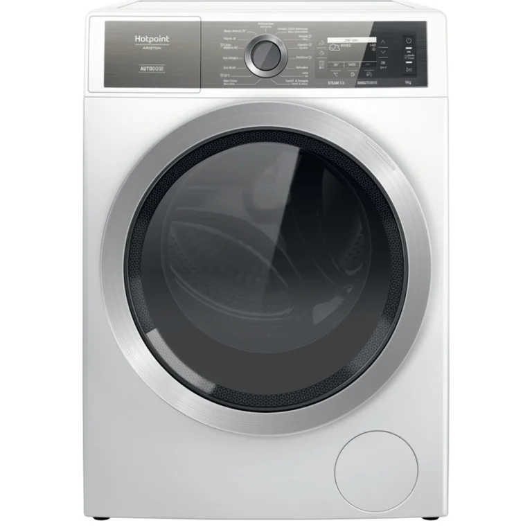 Máquina de Lavar Roupa Hotpoint H8 99AD GPOWER SPT - 9 kg, 1400 rpm, Branco