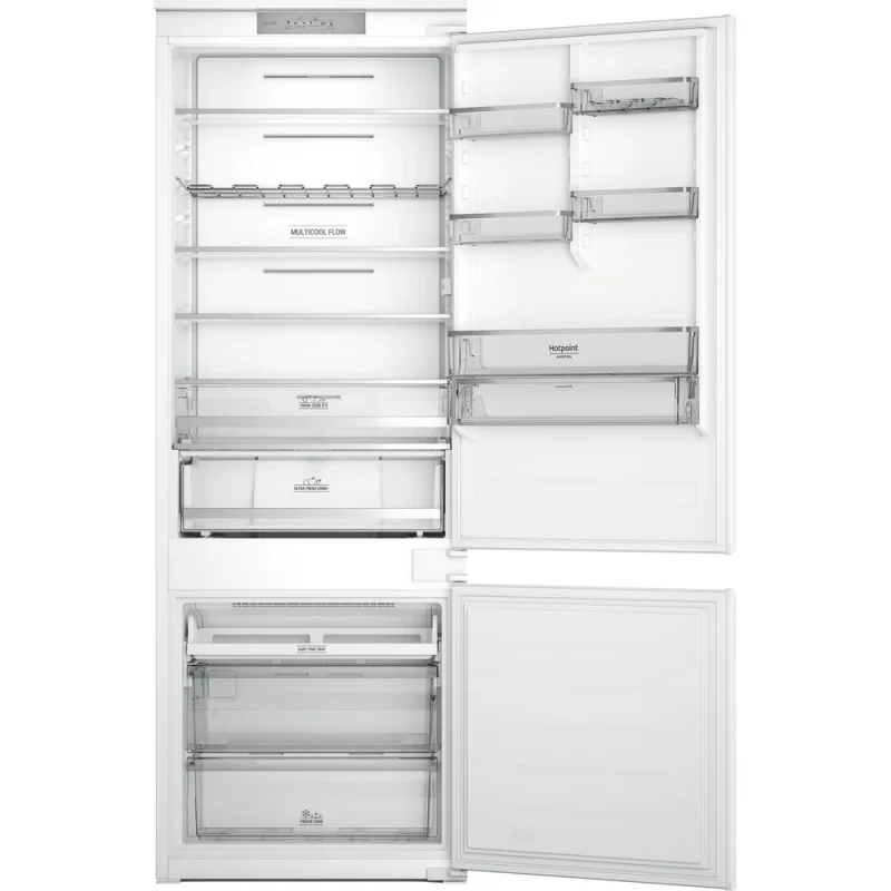 Frigorífico Combinado Hotpoint Encastrável HA SP70 T121 - No frost, 193.5 cm, 394 lt, Branco - Image 2