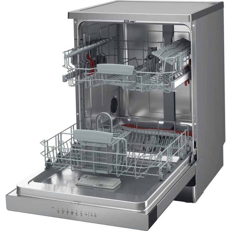 Máquina de Lavar Loiça Hotpoint HFC 3C32 W X - 60 cm, 14 Conjuntos, Inox - Image 2