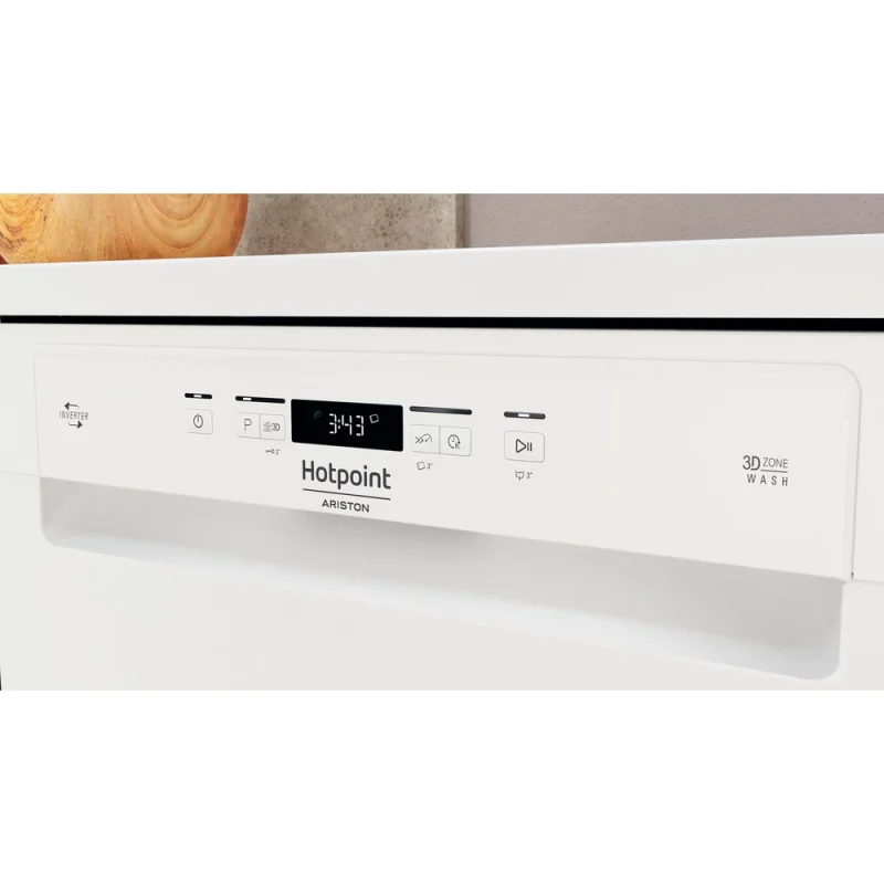 Máquina de Lavar Loiça Hotpoint HFC 3C41 CW - 60 cm, 14 Conjuntos, Branco - Image 3