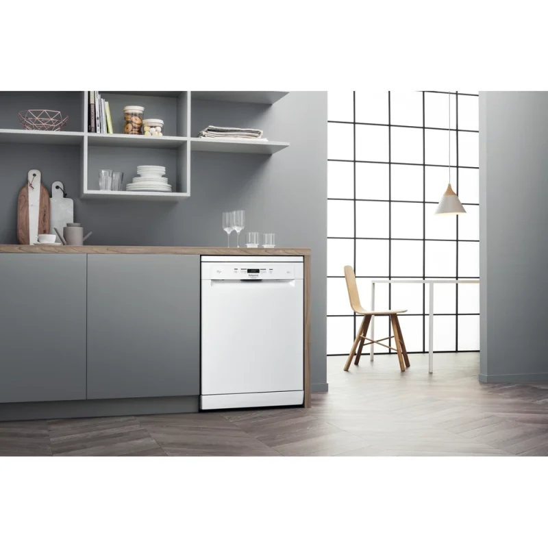 Máquina de Lavar Loiça Hotpoint HFC 3C41 CW - 60 cm, 14 Conjuntos, Branco - Image 9