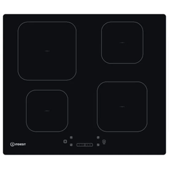 Placa de Indução Indesit IS 83Q60 NE - 59 cm, Elétrica, Vidro Preto