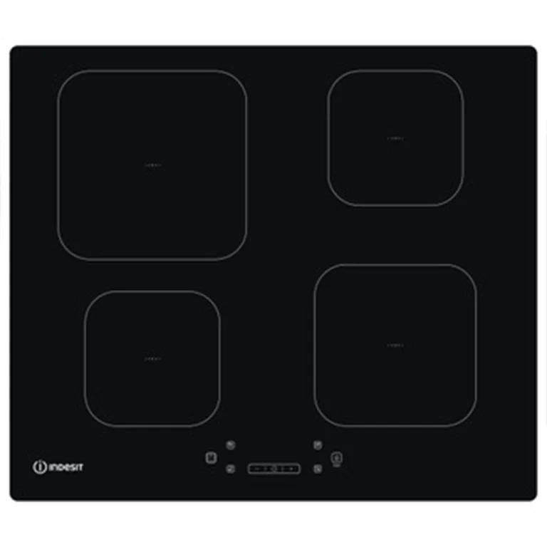 Placa de Indução Indesit IS 83Q60 NE - 59 cm, Elétrica, Vidro Preto
