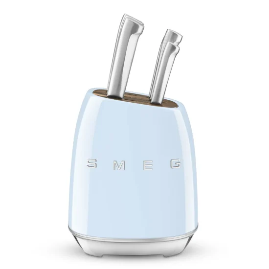 Bloco com 6 Facas Smeg KBSF02PB - Anni 50, Azul céu