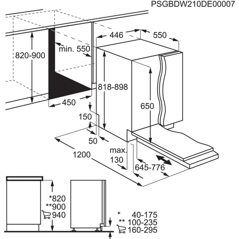 Máquina de Lavar Loiça Electrolux KEAF2100L - Image 10