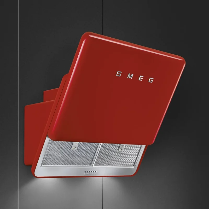 Exaustor de Parede Smeg KFAB75RD - Anni 50, Vermelho, 75cm, A+ - Image 3