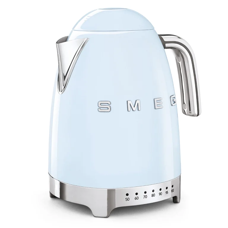 Chaleira Temperatura Variável Smeg KLF04PBEU - 1,7 Lts, Anni 50, Azul céu
