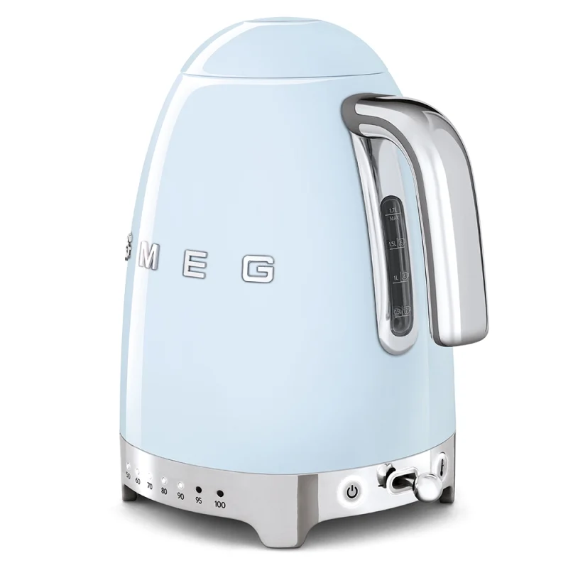 Chaleira Temperatura Variável Smeg KLF04PBEU - 1,7 Lts, Anni 50, Azul céu - Image 2